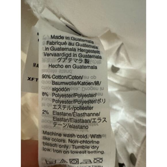 Madewell Women’s White Curvy High Rise Skinny Crop Button Fly Jeans Size 23 - Picture 8 of 11